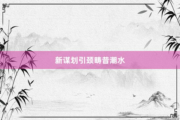 新谋划引颈畴昔潮水